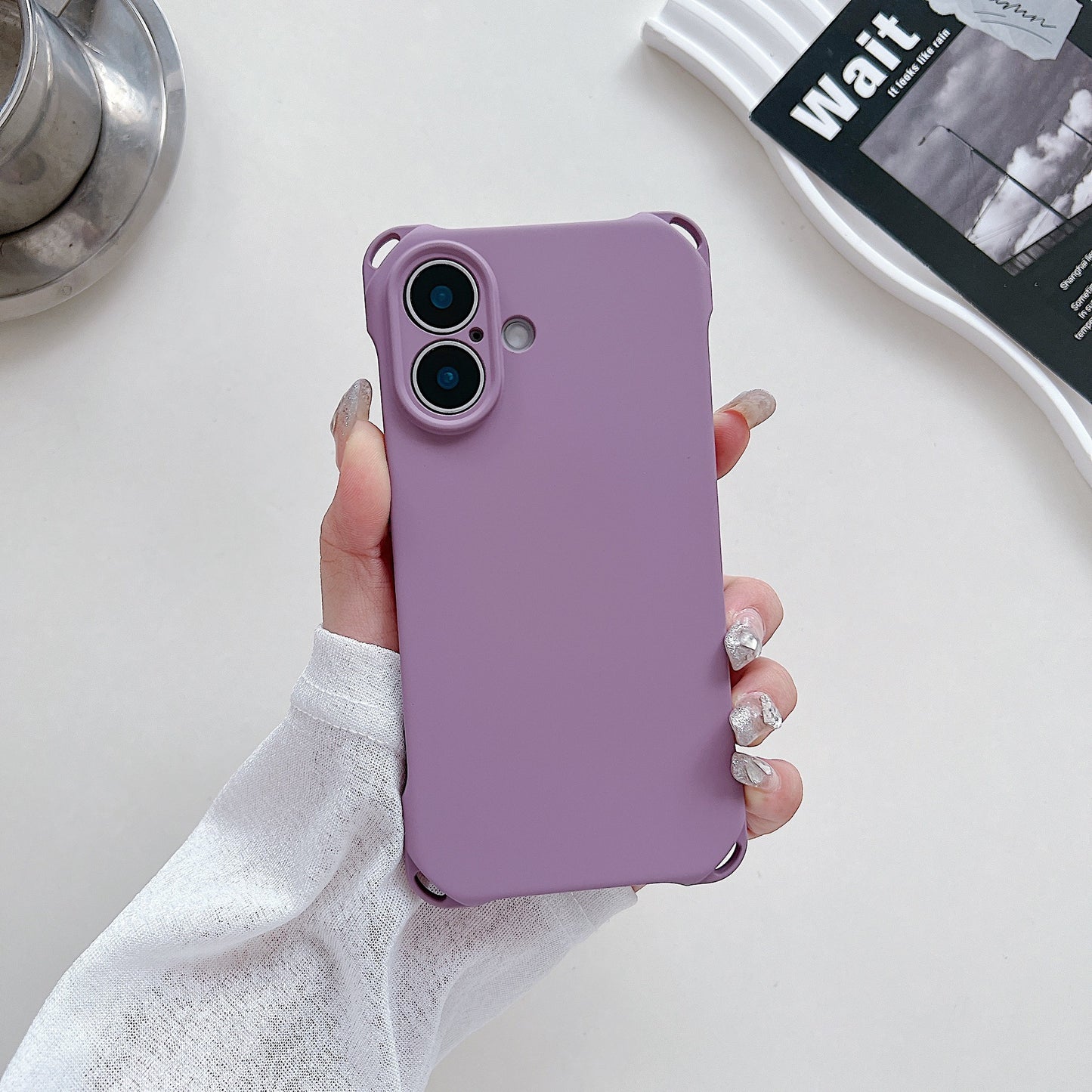 Four-corner Cross Lanyard Liquid Silicone Phone Case Soft Case - 图片 11