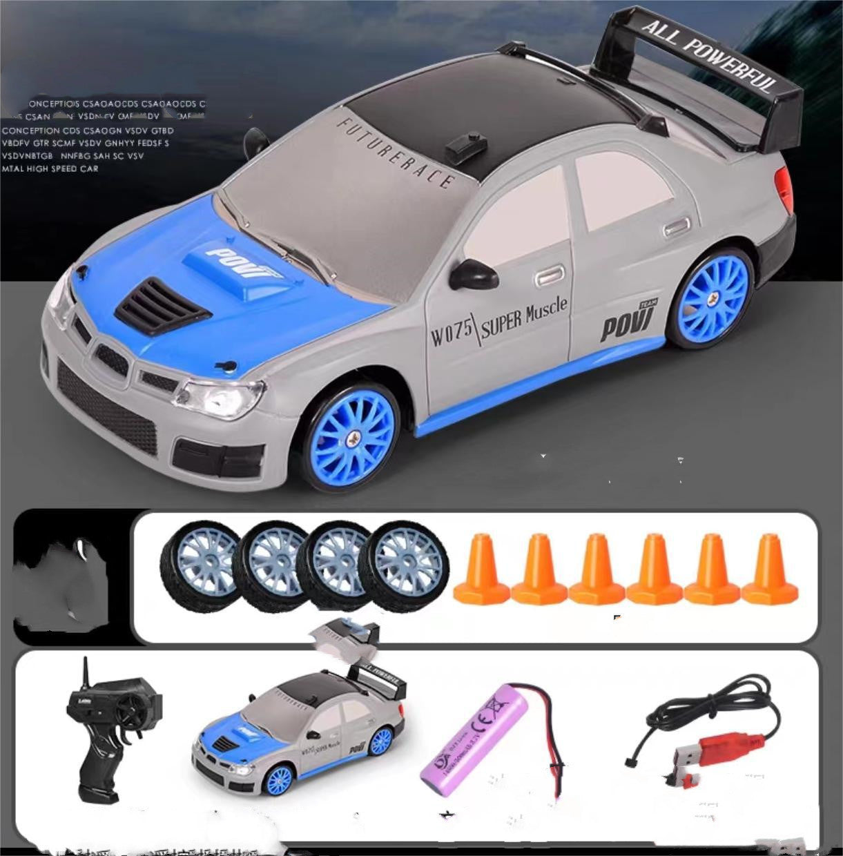 2.4G Drift Rc Car 4WD RC Drift Car Toy Remote Control GTR Model AE86 Vehicle Car RC Racing Car Toy For Children Christmas Gifts - HD Wireless Product #9