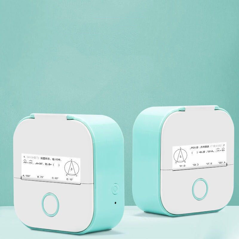 Portable Mini Thermal Label Printer Home Photo Printer Student Wrong Question Printer Bluetooth-compatible Mini Label Printer Price Tag - 图片 3