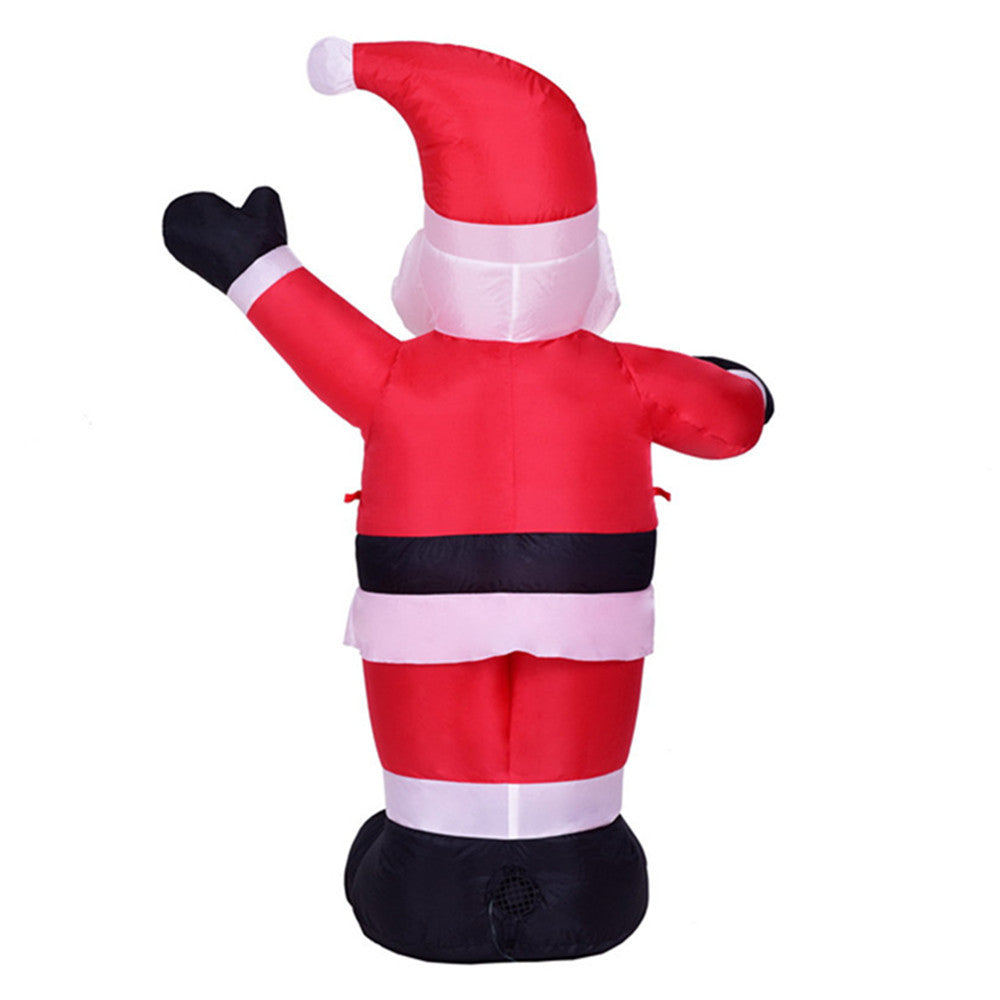 Inflatable Doll Night Light Merry Christmas Outdoor Santa Claus New Year Decoration Garden Soldier Toys Arrangement Props f0e