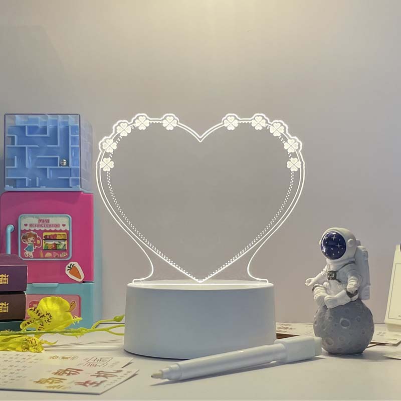 3D Acrylic Board Handwriting Message Board LED Light - HD Wireless Product #94