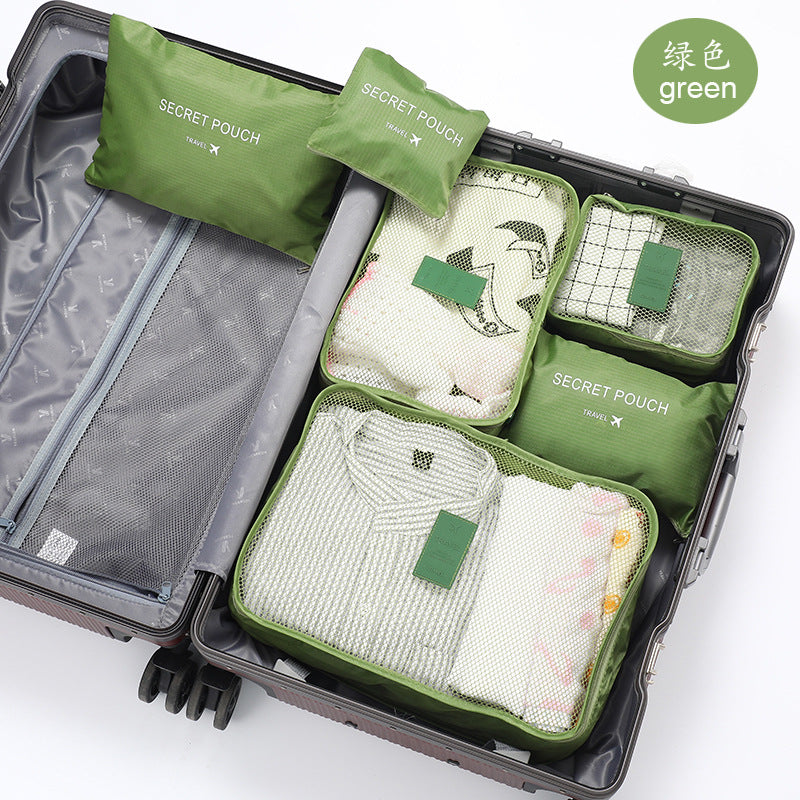 Travel Storage Bag Set Of Six