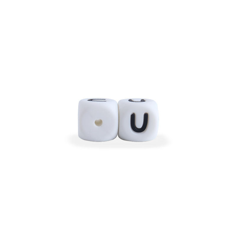 12mm Baby Products 26 Silicone English Alphabet Beads Teeth Accessories - HD Wireless Product #26