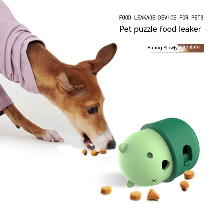 Pets Leakage Food Feeder Dog Interactive Training Toy Ball Natural Rubber Chew Dog Food Ball Snack Food Feeder Cat Puzzle Gam
