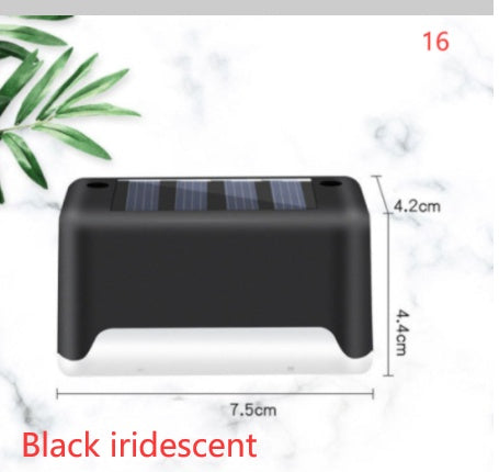 New Upgrade Waterproof LED Solar Fence Lamp Solar Deck Lights Solar Step Light Outdoor For Patio Stairs Garden Pathway Step Y