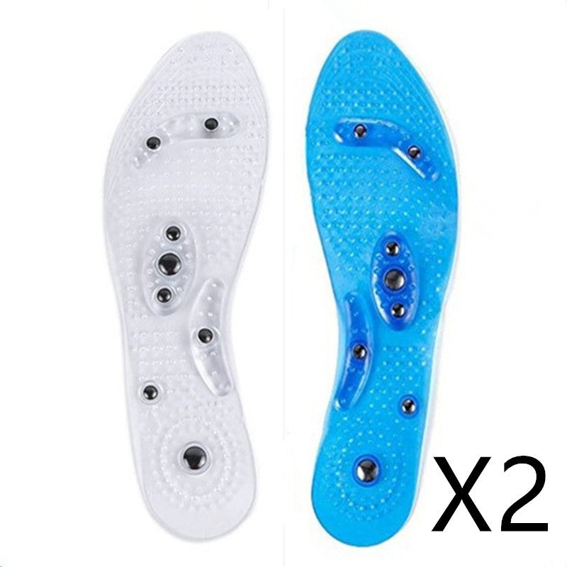 Transparent magnetic therapy insole with 8 magnets f21b33b6 02ae 4fec 88fa 380773a8557f