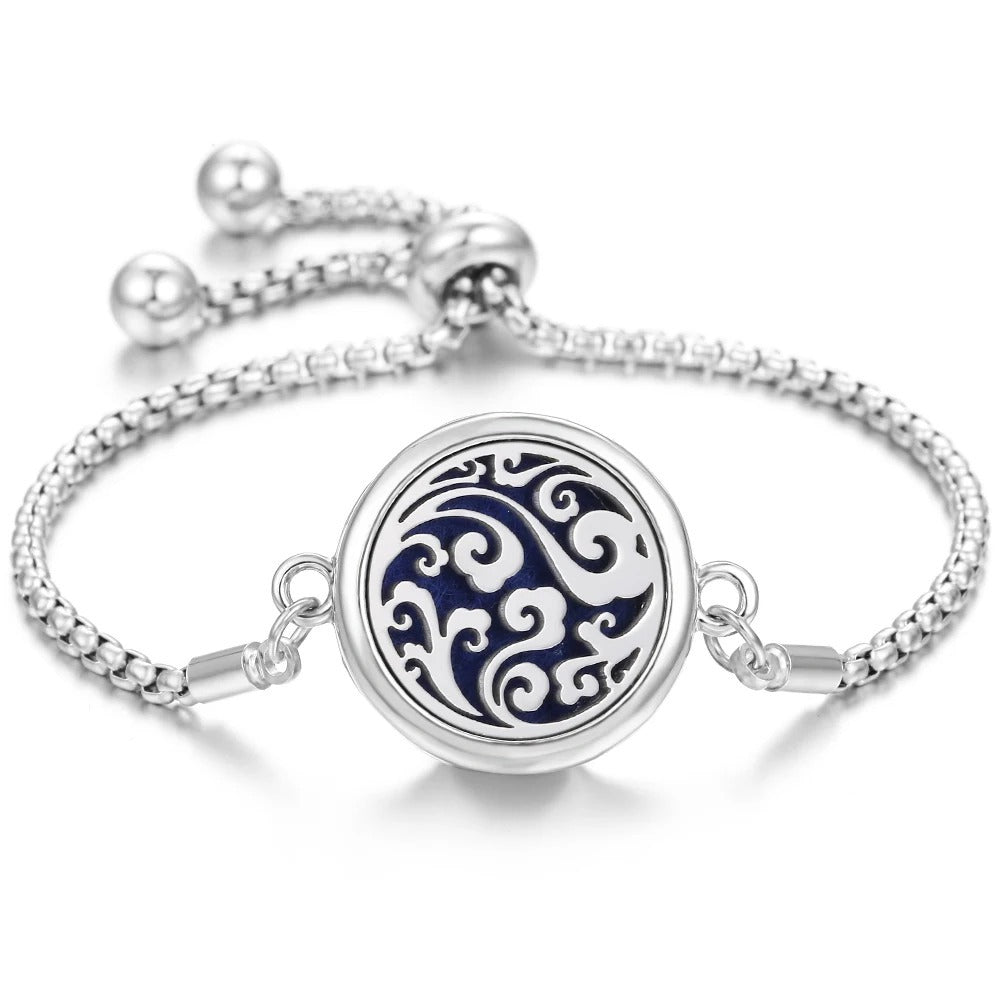 Lucky Tree Aromatherapy Oil Stainless Steel Alloy Bracelet f24afcde 05b2 4834 88ea 139431851f2e