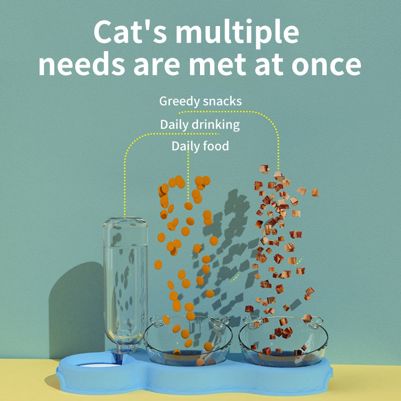 Pet Supplies Cat Double Bowl Automatic Drinking Water f32c1c39 1aac 49de a5ed da26f2e390ef