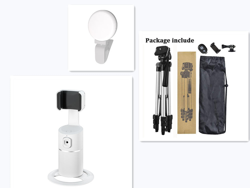 Smart Face Recognition Tracking PTZ Mobile Phone Stand Anchor Live Broadcast Stand - 图片 30