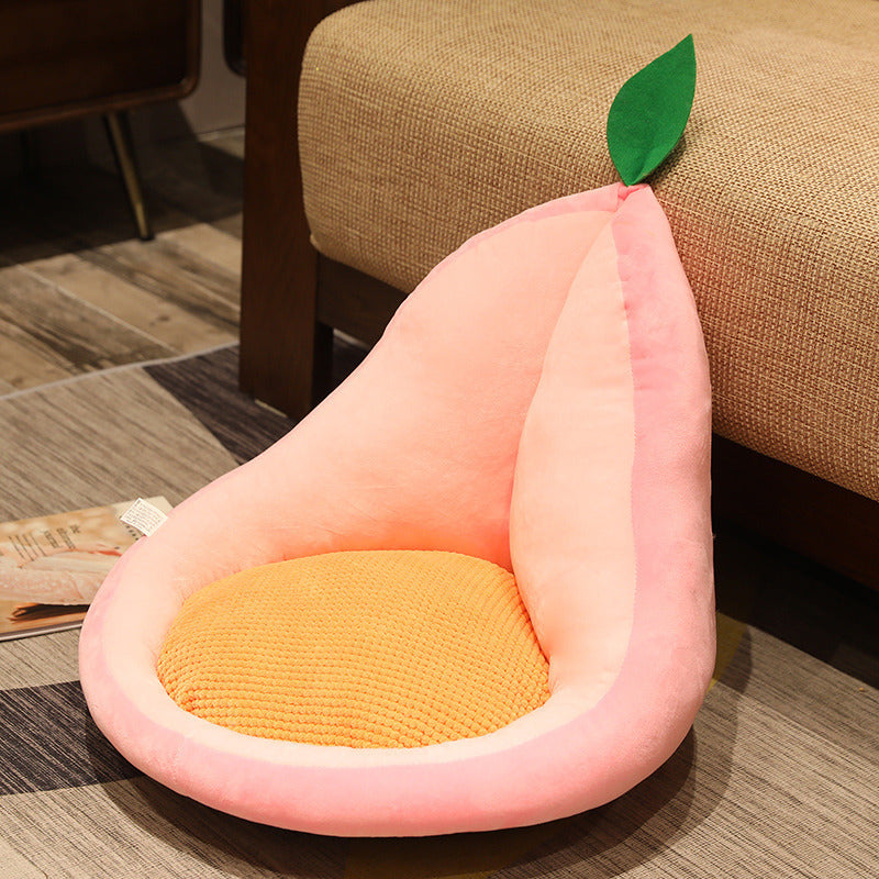 Kawaii Multifunction Plush Fruit Soft Stuffed Cactus Avocado Carrot Pillow Toys Home Office Decor Chair Seat Cushion f4bc65ca