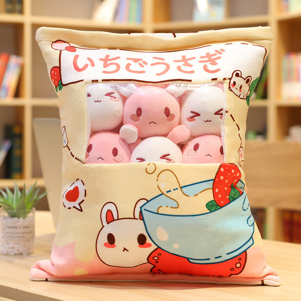 A Big Bag Of Snack Doll Cute Doll Sleeping Pillow For Girl Ankle Biter Pillow - HD Wireless Product #15