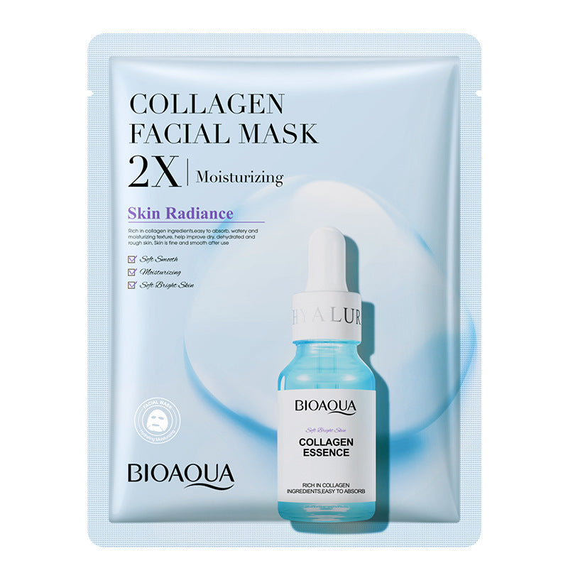 Collagen Face Mask Moisturizing Firming Face Sheet Mask Hyaluronic Acid Facial Masks Beauty Skin Care Gel Skin Care f4f4b175