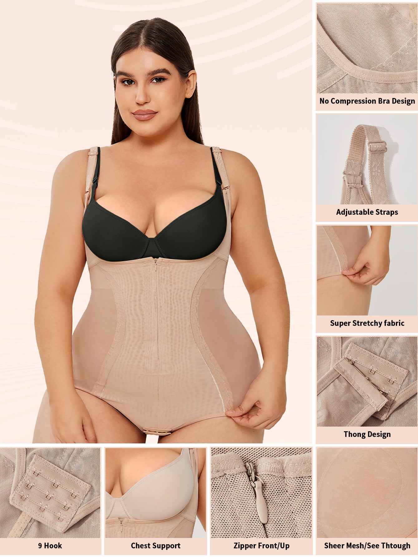 Shapewear Bodysuit Tummy Control Slim Body Shaper f66c74a5 dcca 4ae7 8adc 2d5e38b75ae4