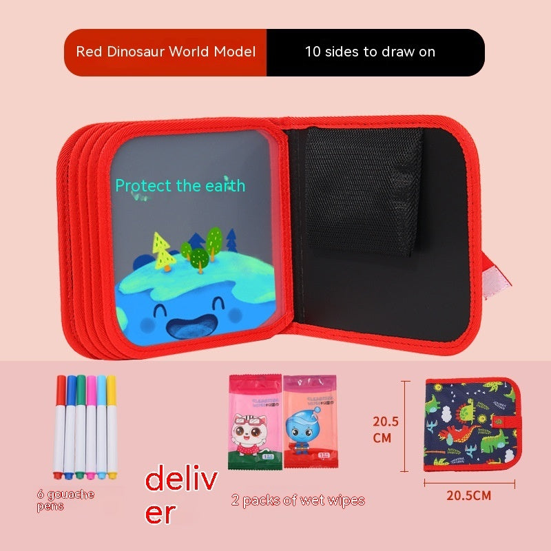 10-sided Children's Early Education Picture Book Double-sided Graffiti Drawing Board - HD Wireless Product #13