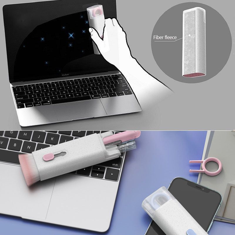 Multifunctional Bluetooth-compatible Headset Cleaning Pen Set Keyboard Cleaner Cleaning Tools Cleaner Keycap Puller Kit f6a61