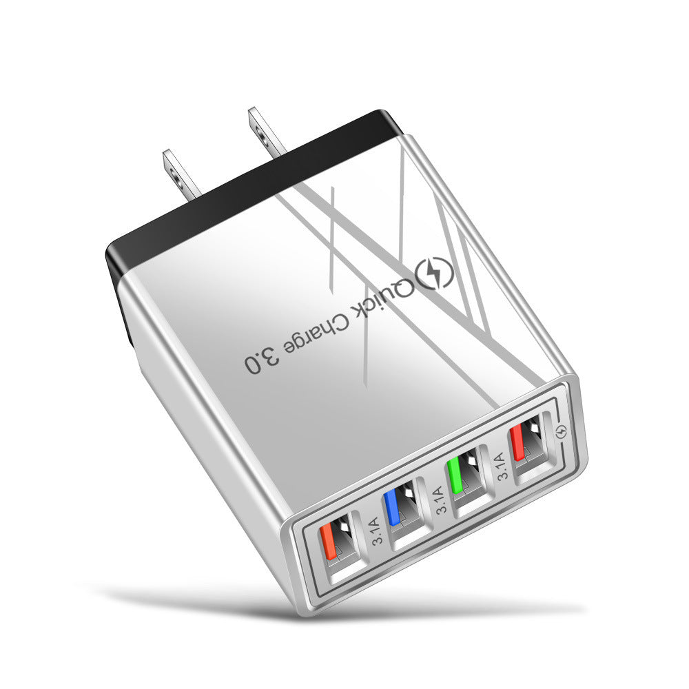 USB Charger Quick Charge 3.0 4 Phone Adapter For Tablet Portable Wall Mobile Charger Fast Charger - 图片 37
