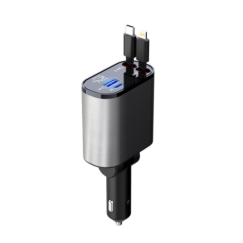 Metal Car Charger 100W Super Fast Charging Car Cigarette Lighter USB And TYPE-C Adapter f6f487bd 4d04 43fe b54c d07ab9b0c1b2