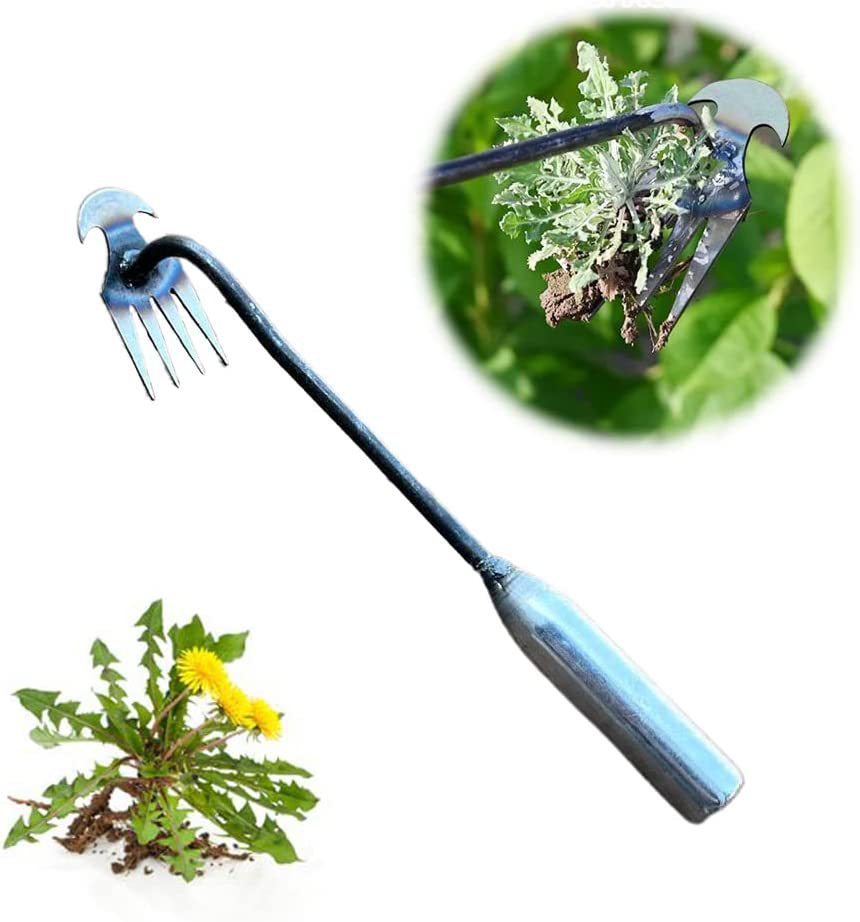 Manganese Steel Weeding Tool 4 Teeth Double Purpose Small Hoe f7645e83 d053 42a5 8b63 b0c256554bff