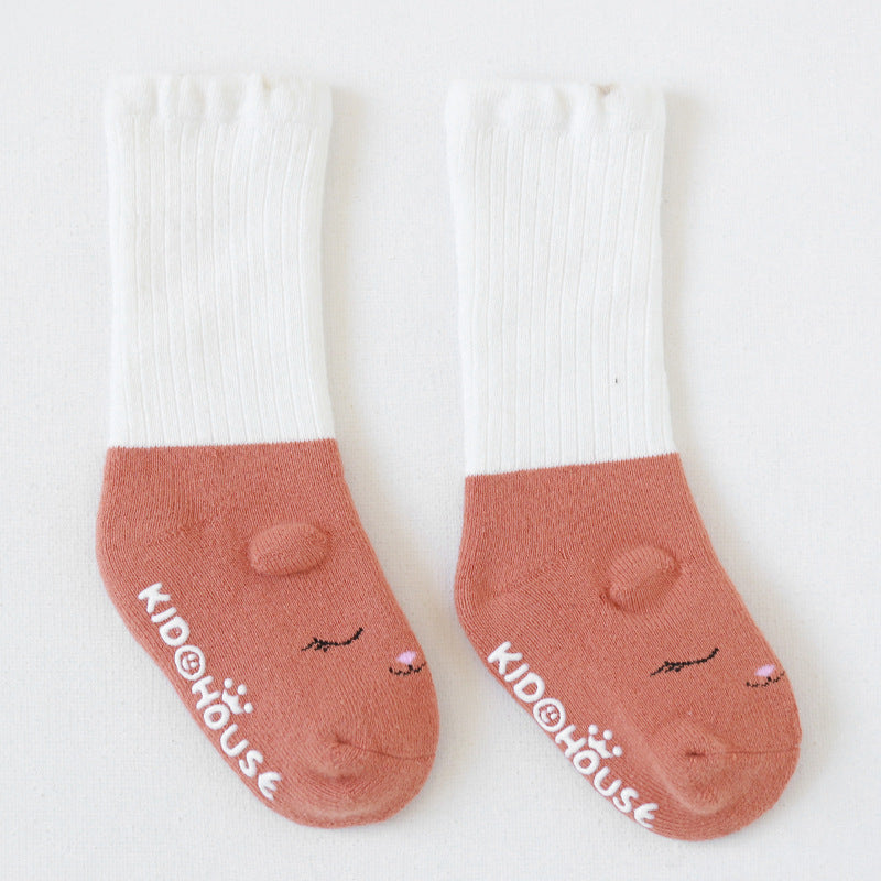 Thick Terry Baby Middle Tube Stereoscopic Anti-skid Floor Socks f7c7bd17 fb5f 40f3 b854 82add8d1d75b