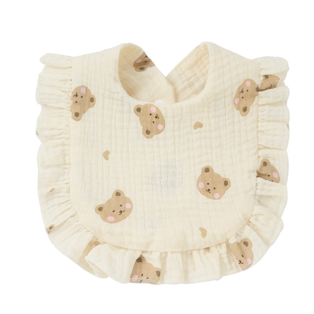 Baby Cotton Printed Gauze Bib f7db5f93 0bae 4c3c b84f a992717e4c21