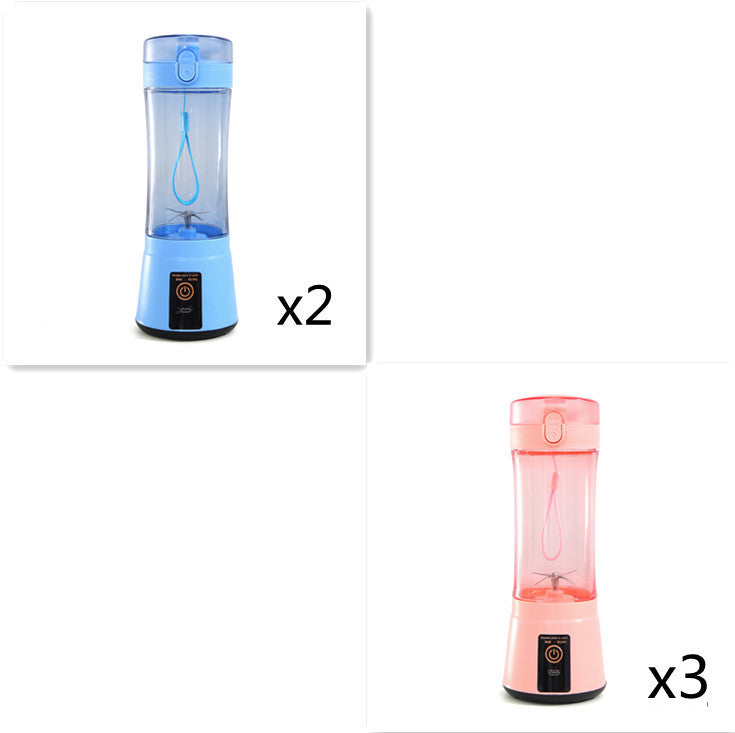 Portable Electric Fruit Juicer Wireless USB Rechargeable Mini Mixer Multifunction Summer Smoothie Blender Machine Kitchen Sup