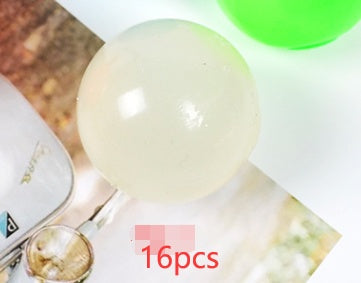 Luminous Sticky Ball Toys Sticky Wall Home Party Games Glow In The Dark Novelty Toys Decompression Squeeze Toy f88a1b36 9ee3