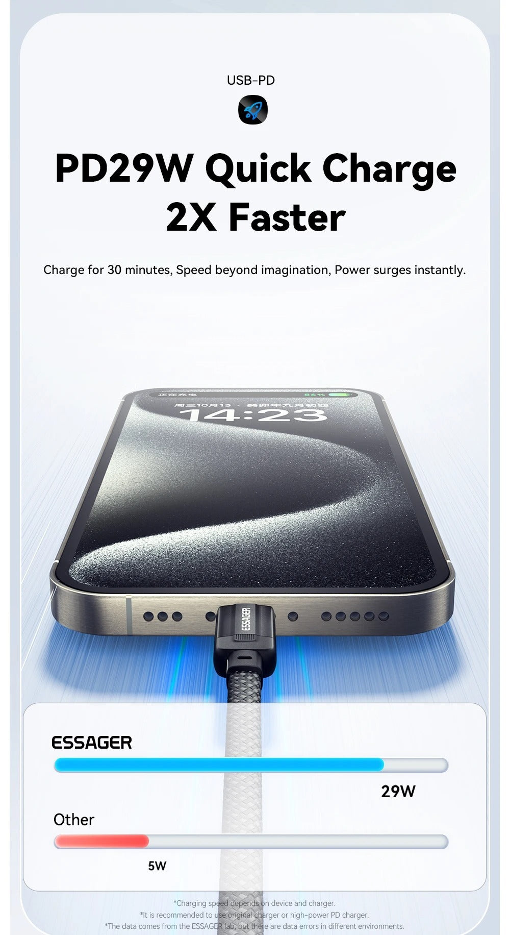 Magnetic Data Cable Suitable For 14 Mobile Phone Tablet Fast Charging - 图片 8