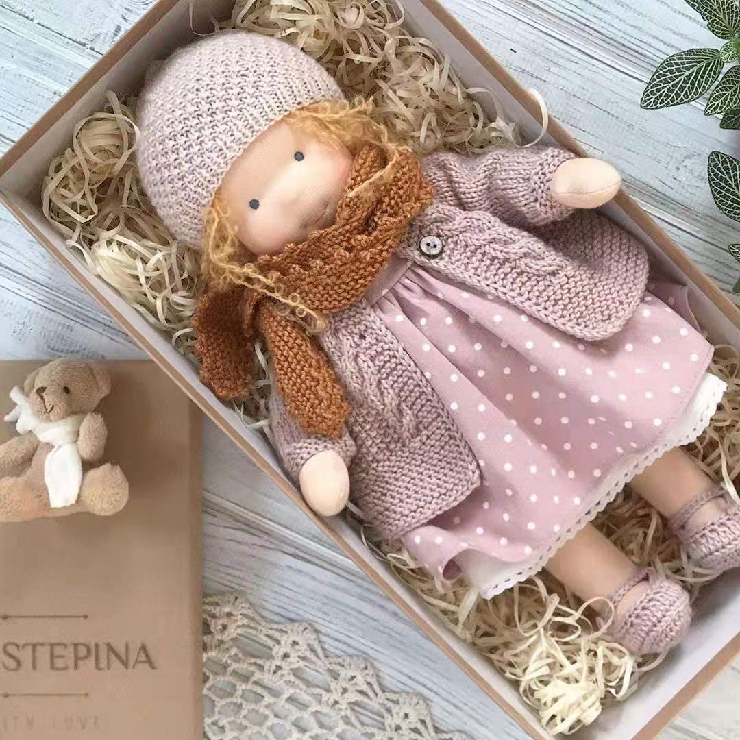 Handmade Plush Doll Golden Curly Girl Finished Product f913459a f3f8 491a a2f5 c87960ccad30 d9b1929b 869b 4d1c bea3 bdd9fffa4