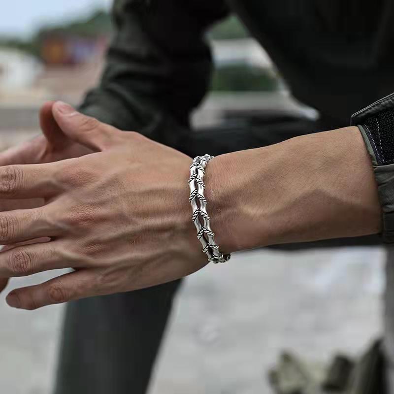 Hand-woven Double Bamboo Bracelet f97a9775 8a1f 4fa4 bc7d fadfe37ac783