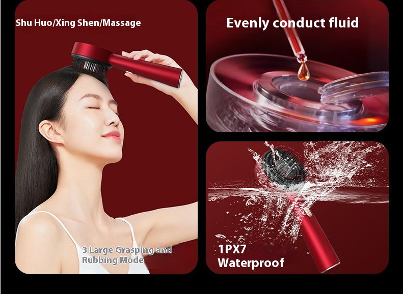 Electric Massage Comb Home Scalp Drain Comb Red Light Anti-slip Hair Care Multi-functional Massage Comb f9a53752 f8a1 49b0 85