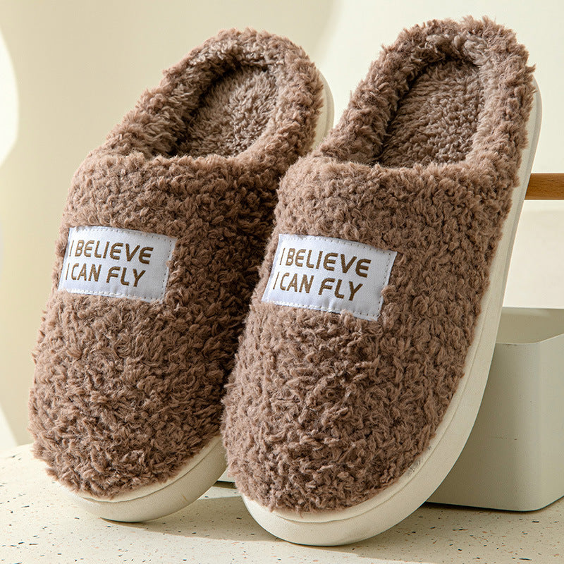 Cartoon Plush Cotton Slippers Women's Winter Warm Dormitory Non-slip f9e16854 4ed3 4585 b819 30a0e0d6547d