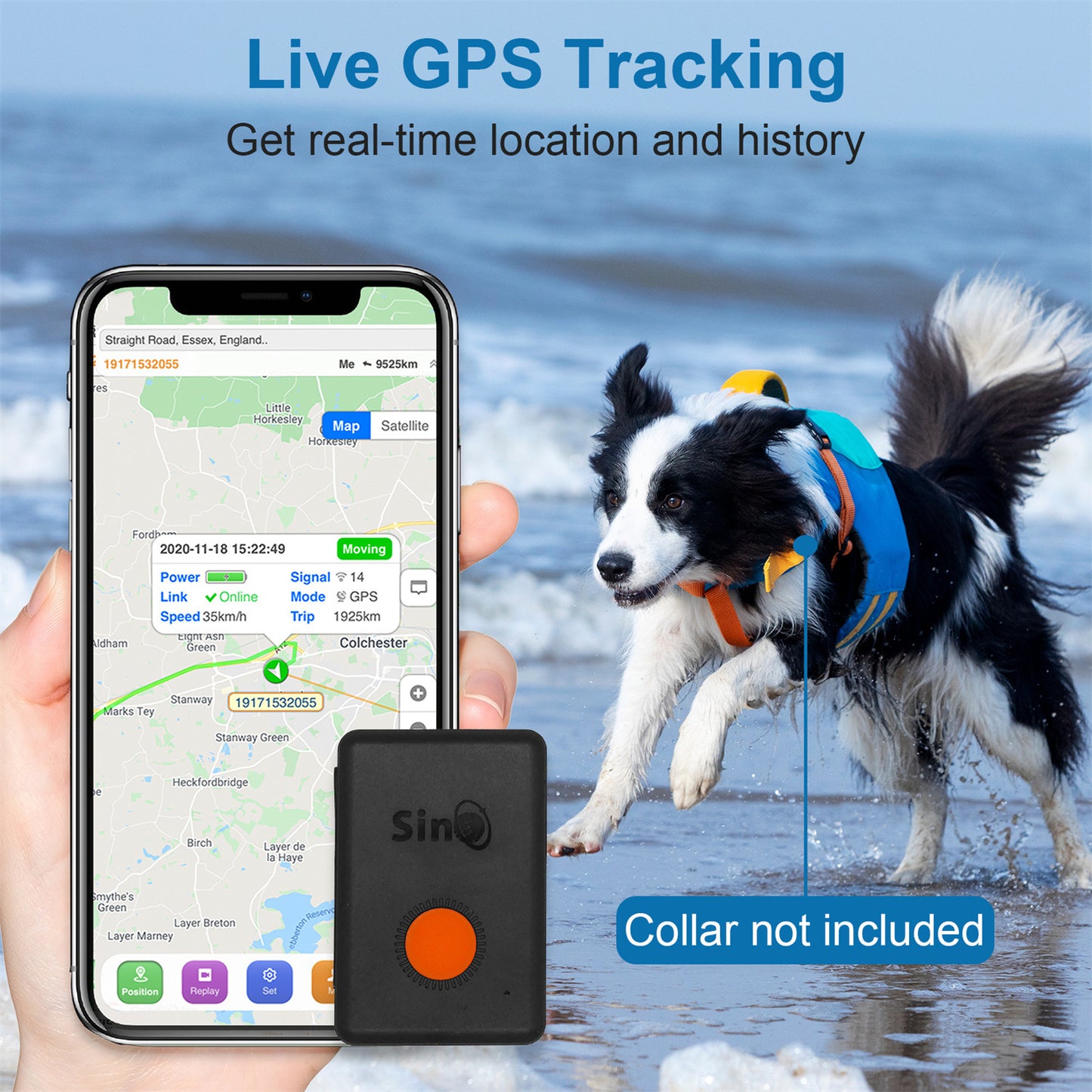 Автомобиль GPS-позиционирование Противоугонное устройство Пожилые Дети Домашние животные