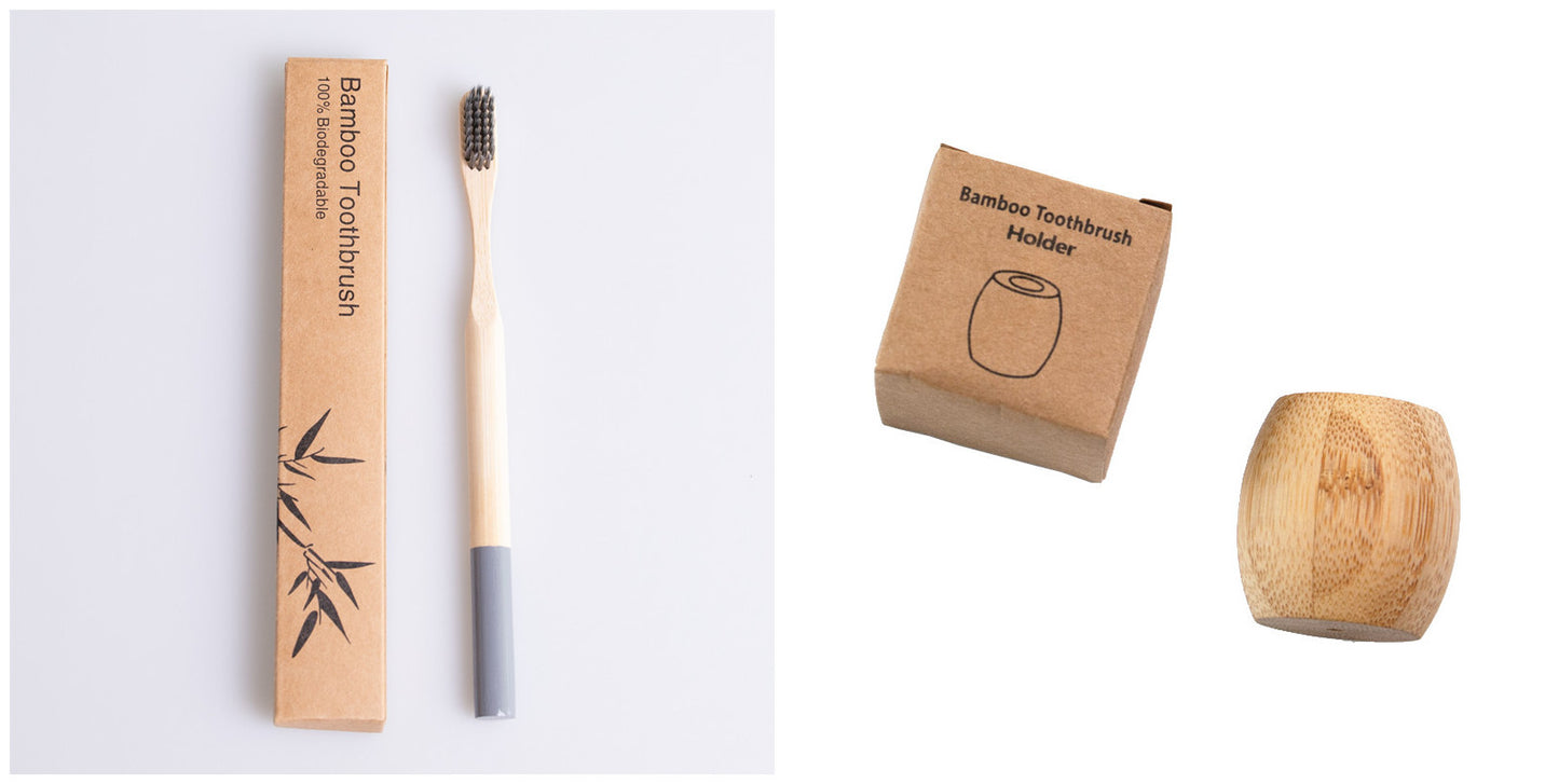 Natural bamboo handle round bamboo toothbrush faa6804d 38ec 4311 8b34 35b9aae75afa