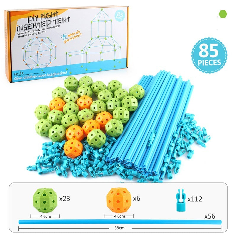 New Kids DIY 3D Construction Fort Building Castles Tents faa9572e 41dc 4ae7 9d5f 0cabe38f95cb