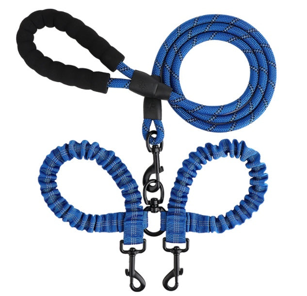 Polyester Pet Reflective One Drag Two Traction Rope fac0e348 d7b8 4673 afc6 b6266ffa61ca