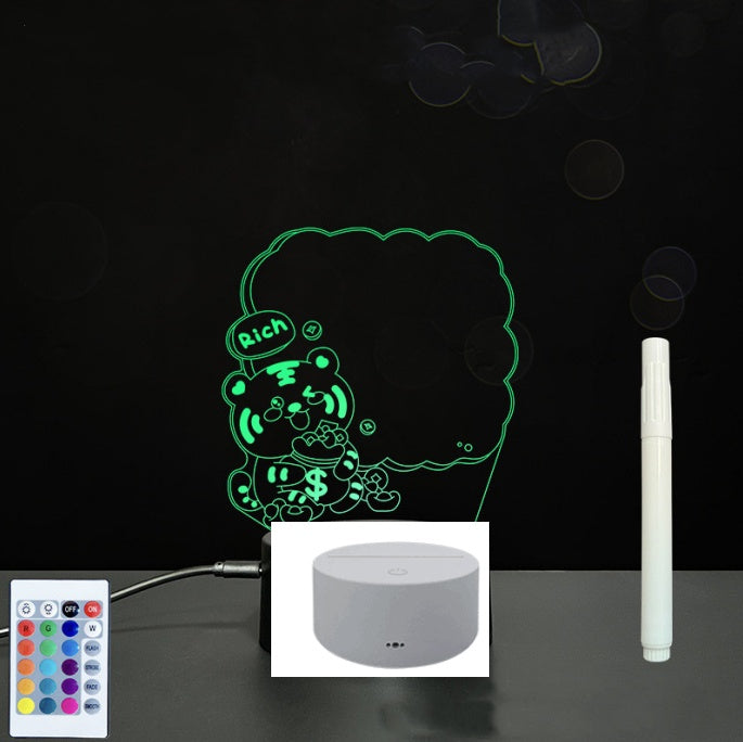 3D Acrylic Board Handwriting Message Board LED Light - HD Wireless Product #61