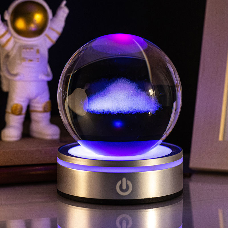 Creative 3D Inner Carving Luminous Crystal Ball Colorful Gradient Small Night Lamp Home Decorations Gifts Selection fb780d2e