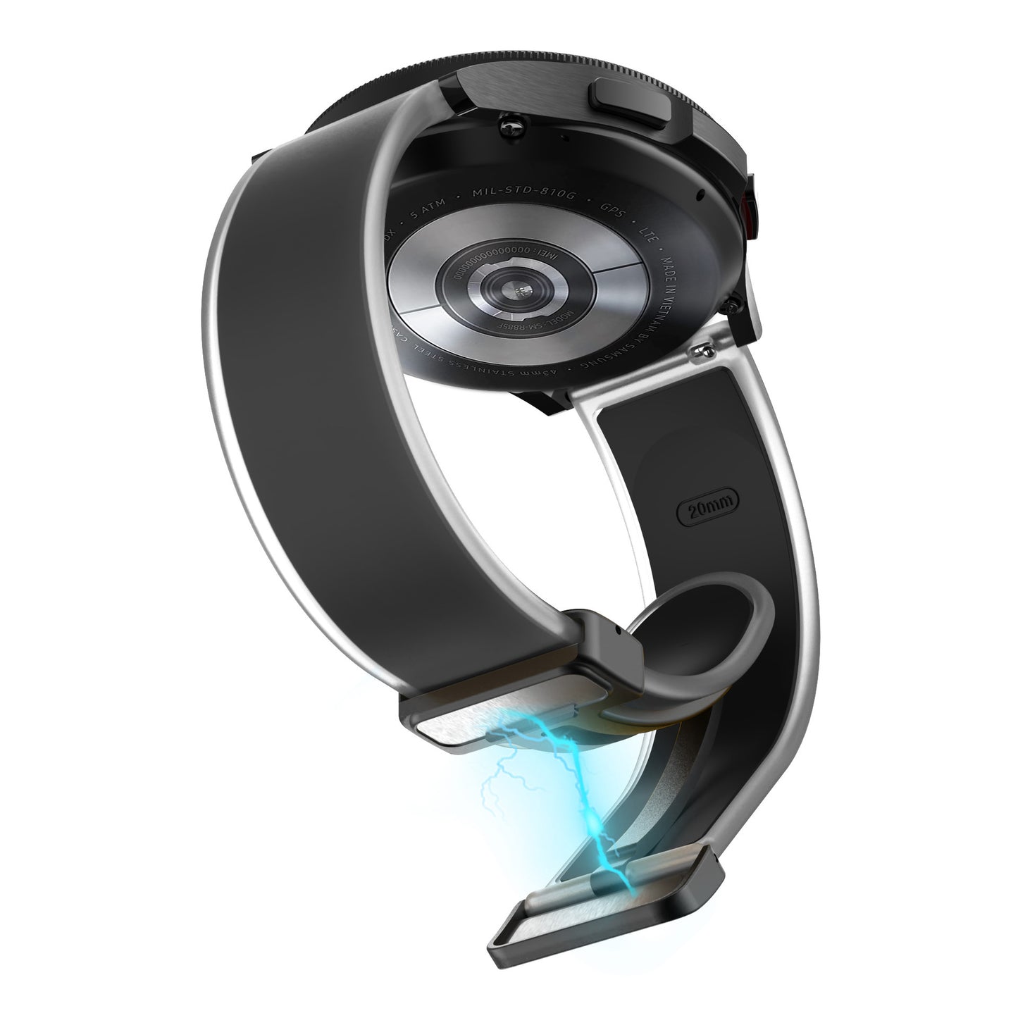 Universal Folding Magnetic Buckle Transparent Silicone Strap fb8c38b0 4a05 4c1c b56d 3468b53232a3