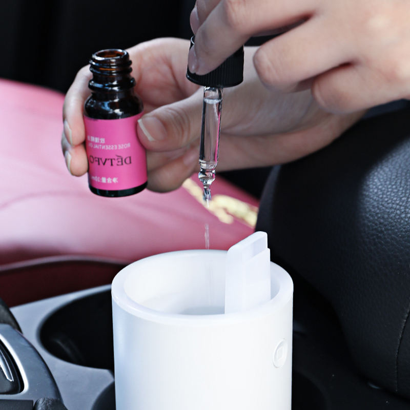 Dropshipping Car Diffuser Aroma Ultrasonic Water Mist Humidifier Lighting Oils Diffuser Car Aroma Diffuer Humidifier fbb45d23