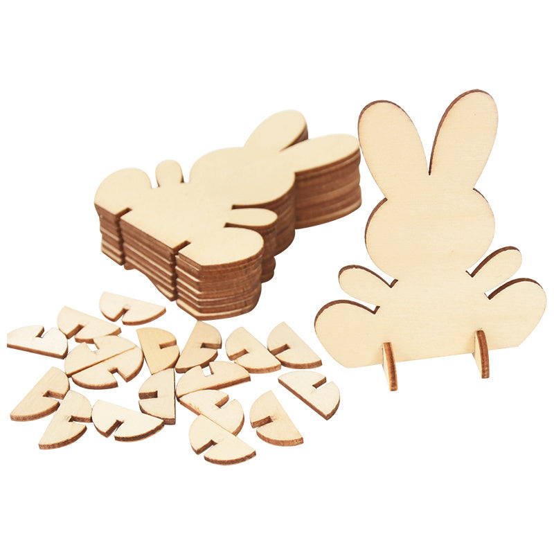 Laser Engraving Laser Wood Chip Rabbit 3D Stereoscopic Ornament fbbc3a1f 8569 467b b15d 9952a54791c6