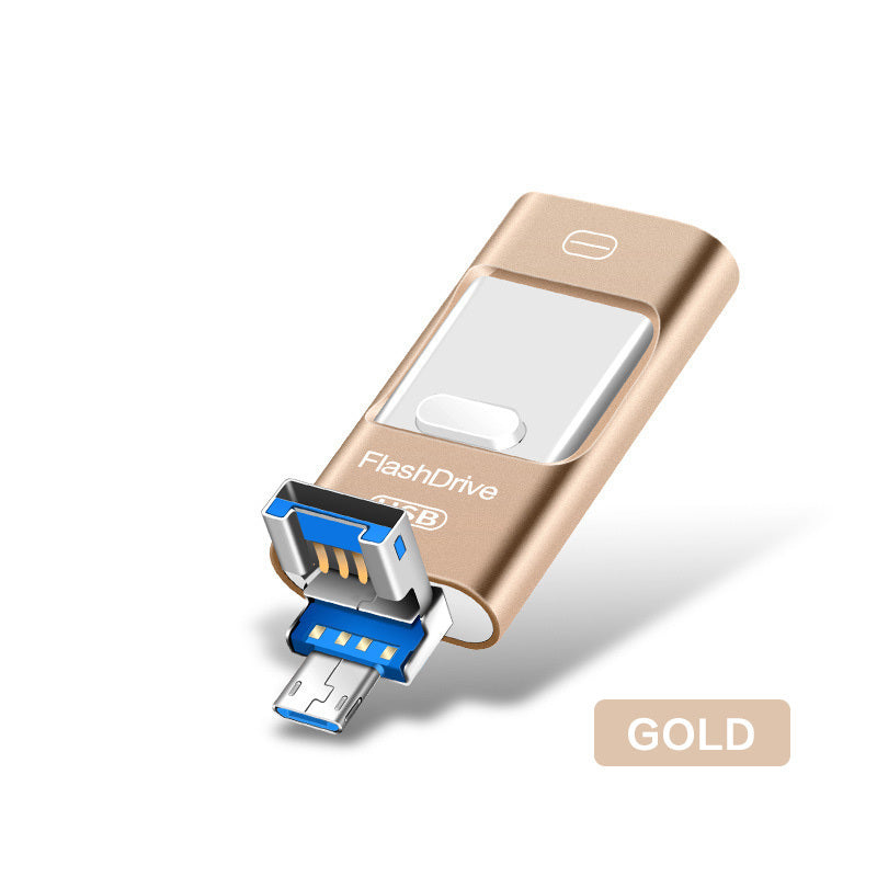 Universal Three-in-one USB Drive For Mobile Phone And Computer - 图片 2