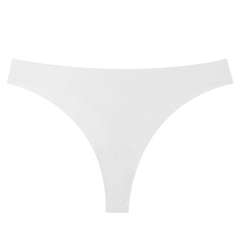 Women's Sports Seamless Thin Belt Ice Silk Low Waist Plus Size One-piece Briefs fcce7dc8 7c7f 46a1 ab68 68d50506e7ea