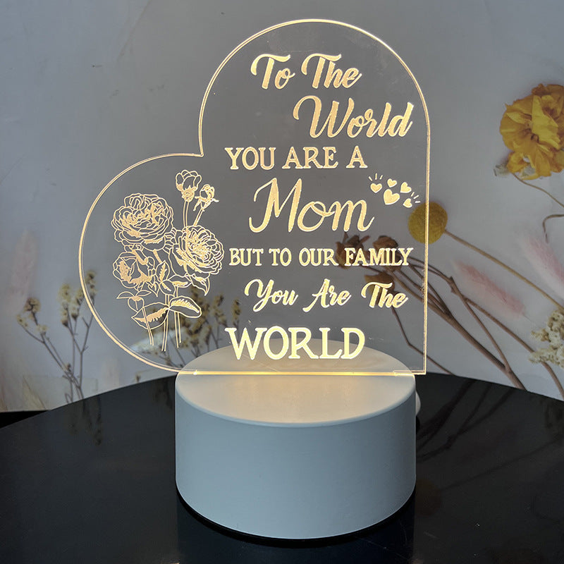 Creative 3D Night Heart Shaped Blessing Language USB Small Table Lamp fceaf018 dc05 4083 b5fd 04e0eeb03d42