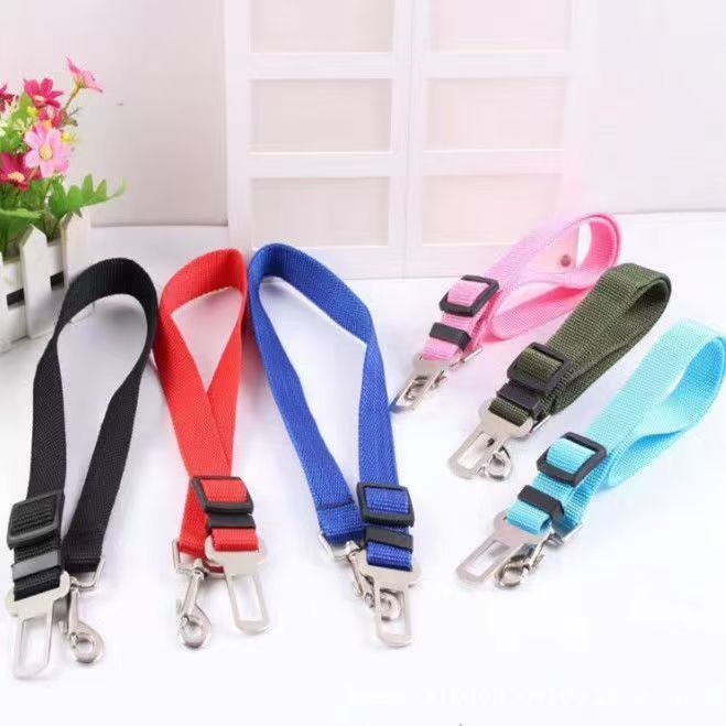 Pet Supplies Dog Car Dog Seat Belt Harness Leash Dog Collar Adjustable Seatbelt Leash For Small Medium Dog Traveling Accessor