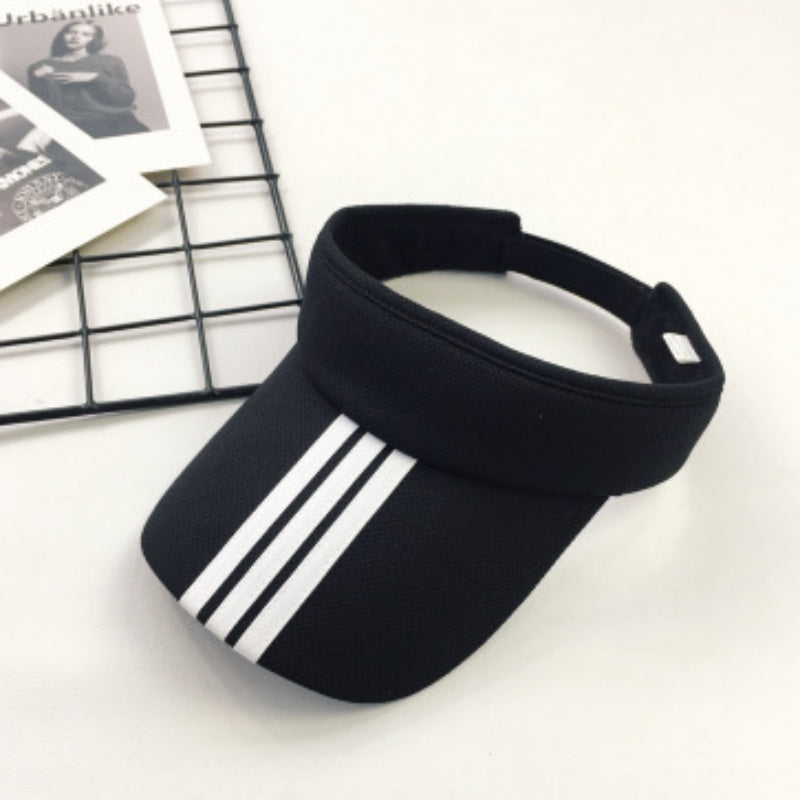 Striped Fashion Women Men Sun Visor Beanie Hats fd5013f8 ca00 41fc 8699 c448a67132ce