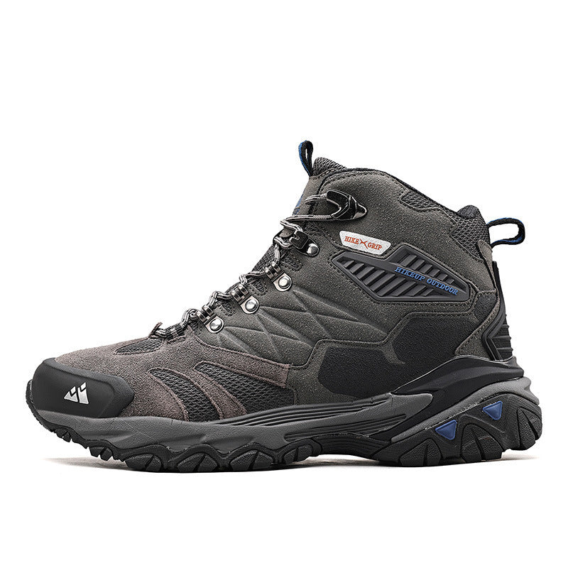 Outdoor Leisure Sports High-top Waterproof Non-slip Men's Hiking Shoes fdc9a9d2 e4bc 4a0d 8863 3dd922addb21