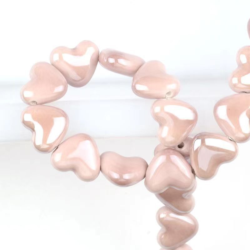 Cross Hole Love Ceramic Beads fde27d6d 634f 4e2e 811b 8eb92b119fd8