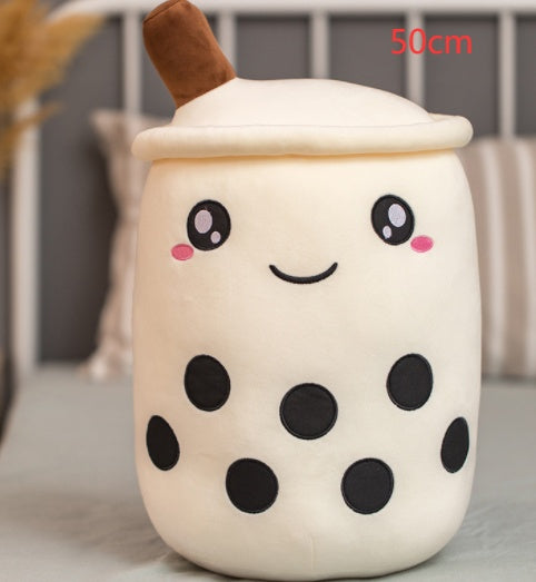 Cute Fruit Drink Plush Stuffed Soft Strawberry Milk Tea Plush Boba Tea Cup Toy Bubble Tea Pillow Cushion Kids Gift fe16ab1e 8