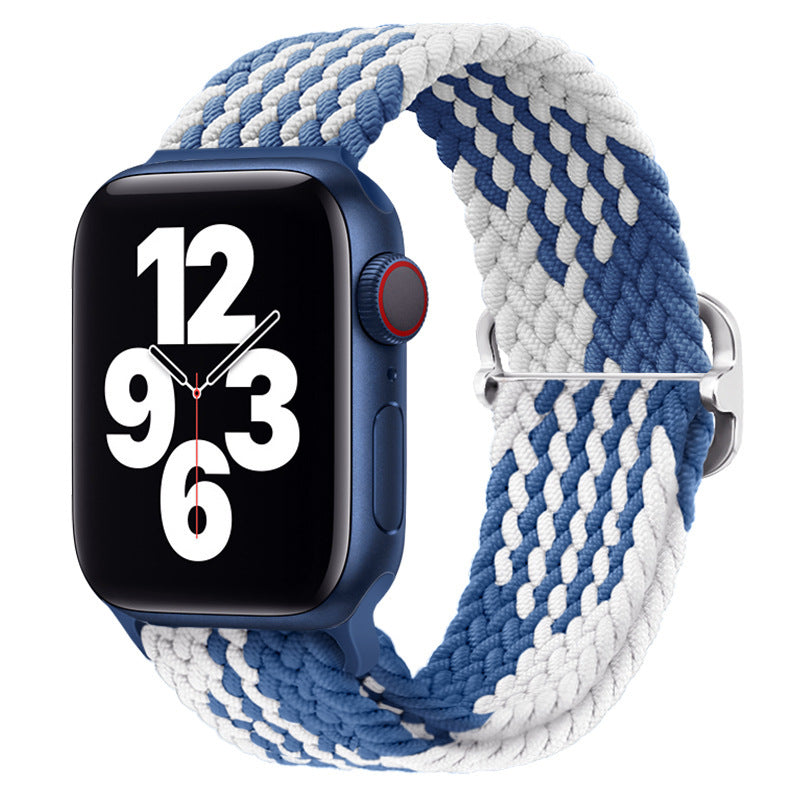 Double Loop Nylon Loop Woven Rainbow Watch Strap fea26295 167a 4c9d b3f3 f0e9d6efdeea