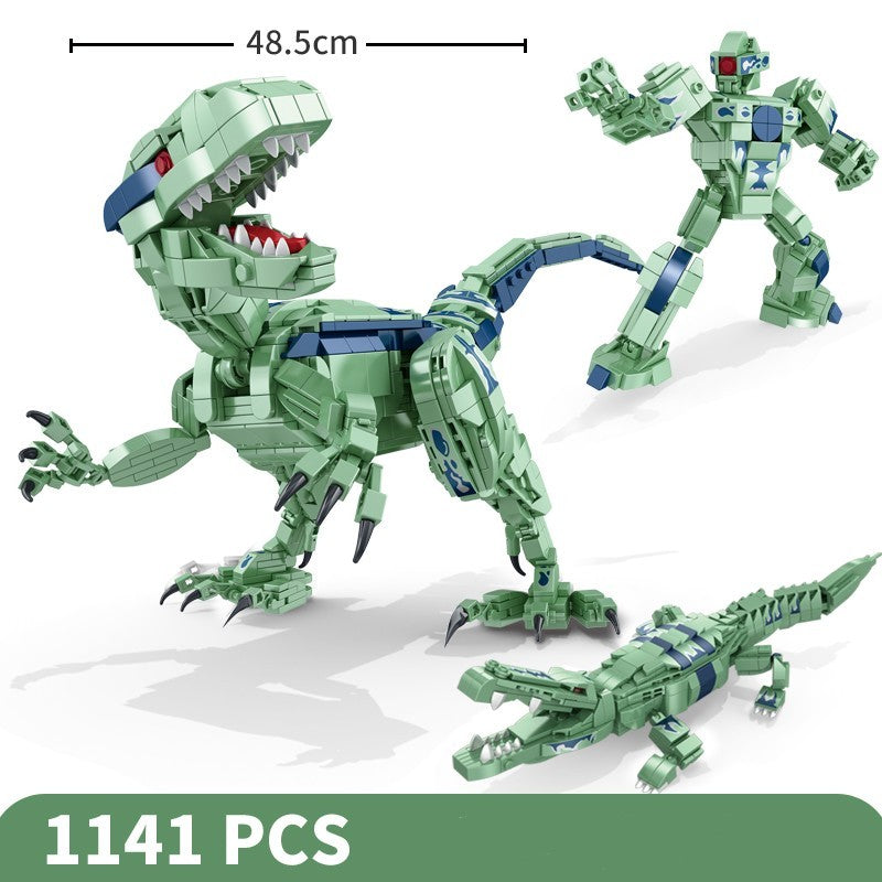 Boy Dinosaur Building Blocks Mechanical Tyrannosaurus Rex Puzzle Assembly Toy fea8e373 4bb4 40d8 9db4 f9c0a4b2680b